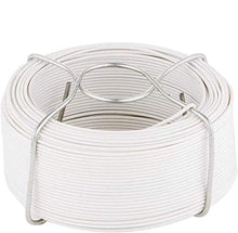 Load image into Gallery viewer, Amagabeli 6 x 50M Fil de Fer Acier Plastifie Blanc Diamètre 1.15mm Rouleau de Fil Métallique Enduit de PVC Fil d&#39;attache de Jardin en Plastique Vert pour Les Plantes et Le Jardin Jardinage WR8
