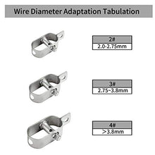 Load image into Gallery viewer, Amagabeli， Lot de 20 Tendeur de Clôture Tendeurs， à Fil Barbelé Longeur 3# 105mm ，Raidisseur Acier Connecteurs Zingués et Revêtus de Geomet Kit， de Tendeur de Corde de Fer WR6
