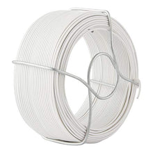 Load image into Gallery viewer, Amagabeli 6 x 50M Fil de Fer Acier Plastifie Blanc Diamètre 1.15mm Rouleau de Fil Métallique Enduit de PVC Fil d&#39;attache de Jardin en Plastique Vert pour Les Plantes et Le Jardin Jardinage WR8
