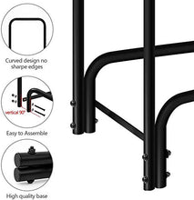 Load image into Gallery viewer, Amagabeli, 1,2m Support à Bois de Chauffage avec Couvercle Grande, Capacité Extérieur, Porte-bûches de Cheminée avec étanche 600D, Oxford Couvercle
