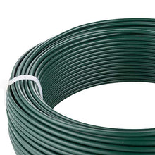 Load image into Gallery viewer, Amagabeli 2.75MM X 50M X 4PCS Fil de Tension Rouleau de Fil de Fer Métallique Vert Enduit de PVC de Métal Revêtu de Plastifié Vert pour Clôture de Jardin Jardinage WR3
