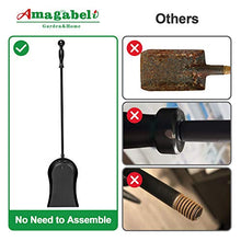 Load image into Gallery viewer, Amagabeli 26.5in Fireplace Ash Shovel Heavy Gauge Steel Fireplace Scoop-Ash Scoop-Gardening Shovel Single Fireplace Tool Fire Pit Campfires Indoor and Outdoor Use Black Coal Shovel for Wood Stove
