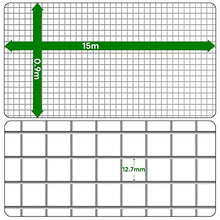 Load image into Gallery viewer, Amagabeli 0.9M x 15M Acier Inoxydable Grillage Métallique Soudure Maille carré de 12,7mm Mailles Grillage 1,2 mm d’épaisseur Grille Soudée Grillage Volière Grillage Poule Grillage pour Jardin clôture
