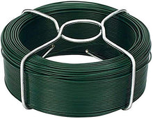 Load image into Gallery viewer, Amagabeli 6 x 50M Fil Acier Plastifie Fil d&#39;attache Diamètre 1.35mm Rouleau de Fil Métallique Enduit de PVC Fil de Fer avec Gaine en Plastique Vert pour Les Plantes et Le Jardin WR8
