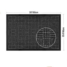 Load image into Gallery viewer, Amagabeli, Paillasson pour Porte, d&#39;Entrée Tapis d&#39;Extérieur Couloir Paillasson, pour Intérieur Tampon de Récurage, en Coton Racleur d&#39;Extérieur, 60x90 Gris
