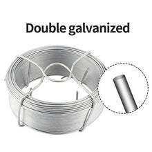 Load image into Gallery viewer, Amagabeli 0.7MM X 100M X 6PCS Fil de Fer Galvanisé Rouleau de Fil Acier Galvanise Metal Fil d&#39;attache Metallique Fil de Tension pour Les Plantes et Le Jardin Jardinage WR7
