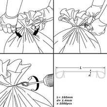 Load image into Gallery viewer, Amagabeli 1.4MM X 16CM X 1000 Pieces， Liens a Boucle Vert pour Lieuse Automatique， Couramment Utilisé pour Sceller Les Sacs ，et Sacs Tissés la Construction ou la Reliure Quotidienne
