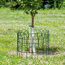 Load image into Gallery viewer, Amagabeli 0.4M x 25M clôture de Bordure de Jardin Vert 2.95mm RAL6005 Fil métallique Enduit de PVC clôture Filet antirouille pour barrière extérieure pour Animaux de Fleurs HC02
