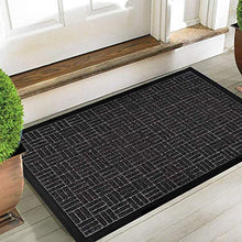 Load image into Gallery viewer, Amagabeli, Paillasson pour Porte, d&#39;Entrée Tapis d&#39;Extérieur Couloir Paillasson, pour Intérieur Tampon de Récurage, en Coton Racleur d&#39;Extérieur, 60x90 Gris
