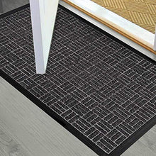 Load image into Gallery viewer, Amagabeli, Paillasson pour Porte, d&#39;Entrée Tapis d&#39;Extérieur Couloir Paillasson, pour Intérieur Tampon de Récurage, en Coton Racleur d&#39;Extérieur, 60x90 Gris
