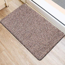 Load image into Gallery viewer, BEAU JARDIN Paillasson Tapis de Protection Contre la saleté Intérieur du paillasson Tapis de Nettoyage Tapis d&#39;essuyage pour poussière Paillasson pour Porte d&#39;entrée Tapis d&#39;entrée 60x90cm Marron
