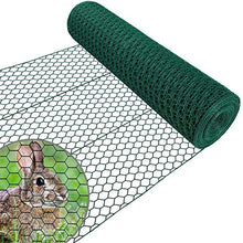 Load image into Gallery viewer, Amagabeli 1M x 25M Grillage à Poule Cloture Jardin 25.4mm RAL6005 PVC Maille Fine Hexagonal Grillage poulailler Hexagonal Grillage Triple Torsion Bordures Jardin Grillage Voliere HC05
