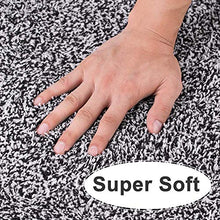 Load image into Gallery viewer, BEAU JARDIN Tapis Paillasson Entrée Intérieur Tapis Antidérapant Anti-Poussière Paillasson pour d&#39;Entree (Noir et Blanc, 60x90cm)
