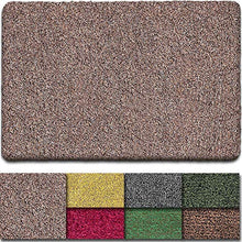 Load image into Gallery viewer, BEAU JARDIN Paillasson Tapis de Protection Contre la saleté Intérieur du paillasson Tapis de Nettoyage Tapis d&#39;essuyage pour poussière Paillasson pour Porte d&#39;entrée Tapis d&#39;entrée 60x90cm Marron
